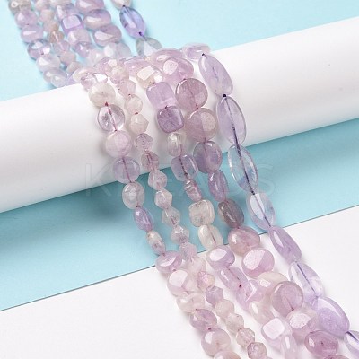 Natural Lavender Amethyst Beads Strands G-C238-35-1