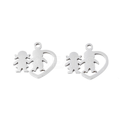 Non-Tarnish 201 Stainless Steel Pendants STAS-T044-286P-1
