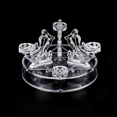 Acrylic Crystal Ball Display Stands ODIS-WH0001-39-1