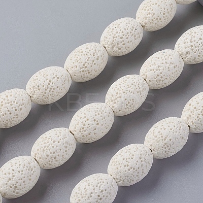 Natural Lava Rock Beads Strands G-F671-03B-01-1