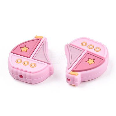 Food Grade Eco-Friendly Silicone Focal Beads LS-SIL-N002-12A-1