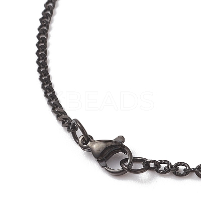 304 Stainless Steel Cable Chain Twisted Chain Necklaces for Women Men NJEW-JN05818-1