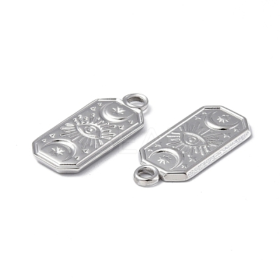 Non-Tarnish 304 Stainless Steel Pendants STAS-C066-23P-1