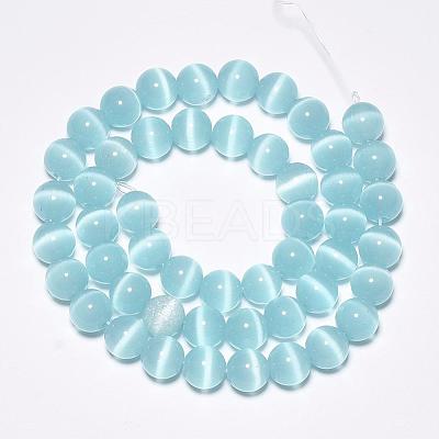 Cat Eye Beads Strands CE-M011-10mm-14-1