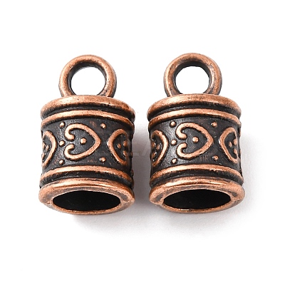 Tibetan Style Alloy Cord Ends LS-TIBE-090-R-NR-1