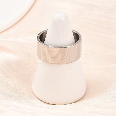 304 Stainless Steel Finger Rings LS-RJEW-D336-06P-1