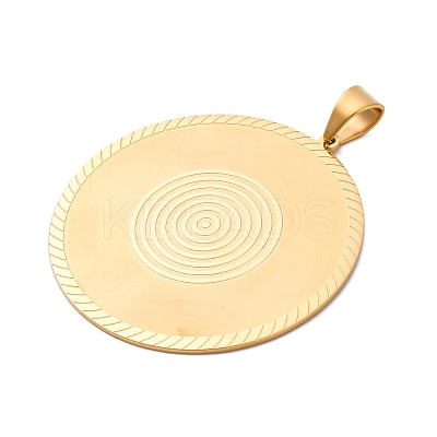 304 Stainless Steel Big Pendants STAS-U043-07B-G-1