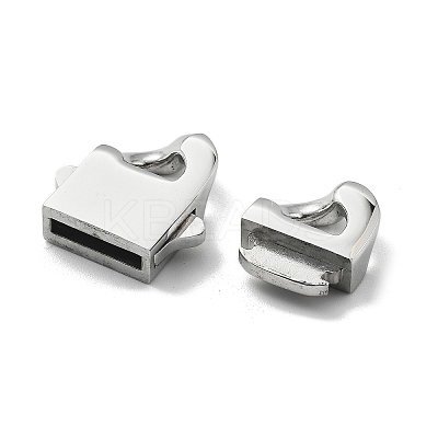 304 Stainless Steel Bayonet Clasps STAS-B082-01E-P-1
