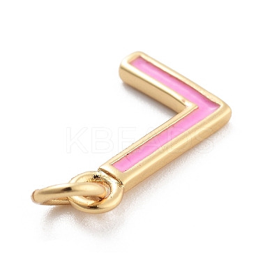 Rack Plating Brass Pendants KK-C065-02L-G-1
