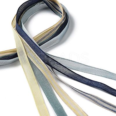 18 Yards 6 Styles Polyester Ribbon SRIB-C001-F06-1