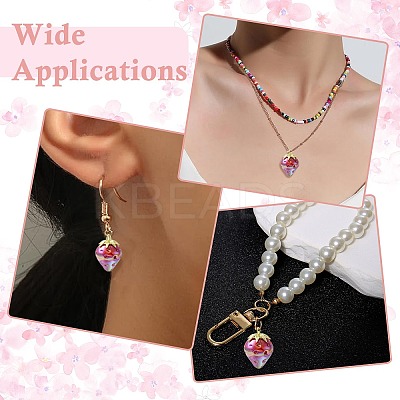 2Pcs Electroplate Resin Pendants RESI-CJC0817-001G-1