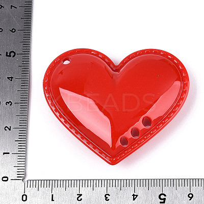 Opaque Acrylic Pendants SACR-T017-46D-1