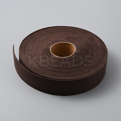 10M Flat Imitation Leather Cord LC-WH0003-08G-02-1