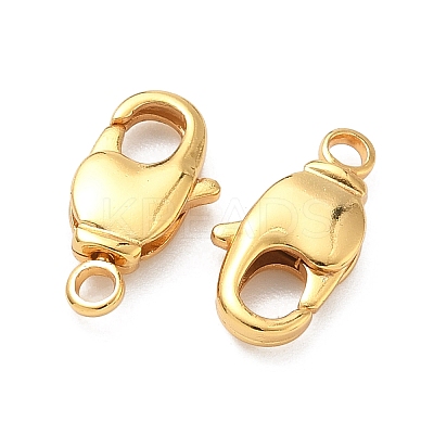 Brass Lobster Claw Clasps KK-H532-17D-G-1