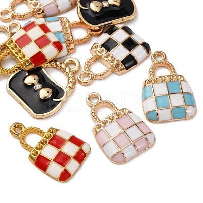 10Pcs 5 Styles Alloy Enamel Pendants ENAM-FP0002-38-1