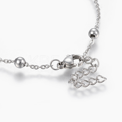 304 Stainless Steel Anklets AJEW-H013-01-1