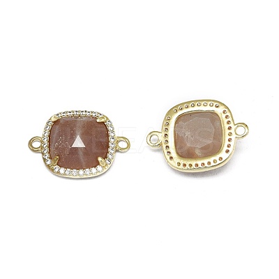 Natural Sunstone Links connectors G-L514-019I-1