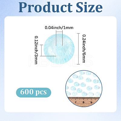 600Pcs Glass Seed Beads SEED-PA0001-17A-1