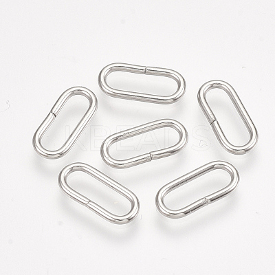 Non-Tarnish 304 Stainless Steel Linking Rings STAS-S079-83A-1