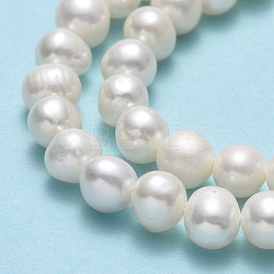 Natural Cultured Freshwater Pearl Beads Strands PEAR-F018-17E-01-1