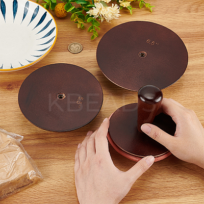 Wood Mushroom Anvil Set TOOL-WH0155-104-1