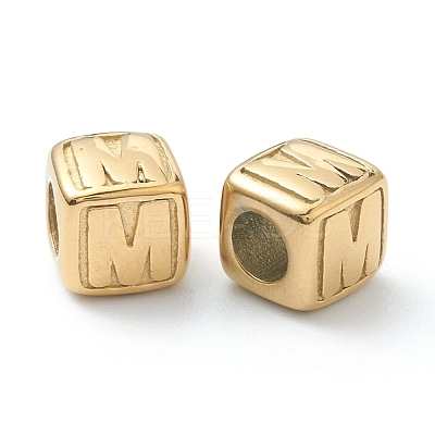 304 Stainless Steel European Beads STAS-H145-01M-G-1