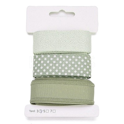 9 Yards 3 Styles Polyester Ribbon SRIB-A014-C05-1