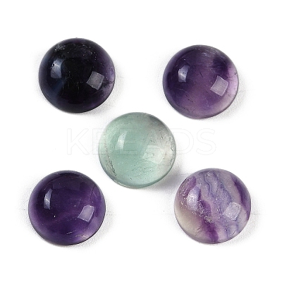 Natural Colorful Fluorite Cabochons G-I370-06A-1