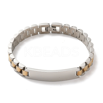 304 Stainless Steel Bracelets BJEW-I129-I-1
