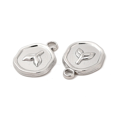 Non-Tarnish 304 Stainless Steel Pendants STAS-I671-09P-1