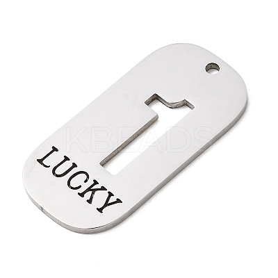 304 Stainless Steel Pendants STAS-D200-02B-P-1