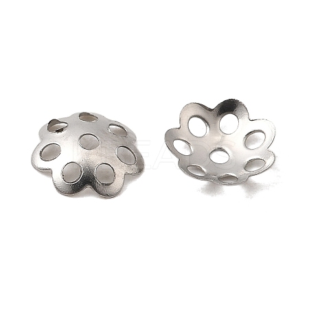316 Surgical Stainless Steel Bead Caps STAS-F325-01P-1