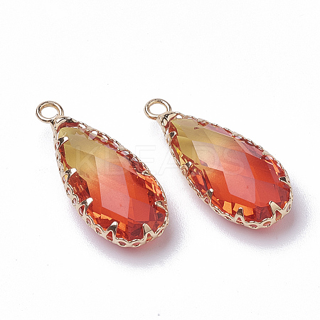 K9 Glass Imitation Tourmaline Pendants LS-GLAA-Q069-03D-1