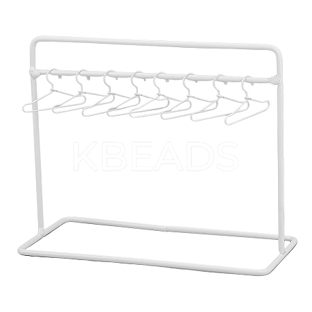 SUPERFINDINGS Iron Doll Clothes Rack & Hangers DJEW-FH0001-17B-1