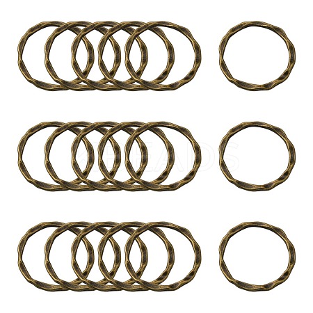 Tibetan Style Linking Rings PALLOY-A017-AB-FF-1