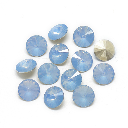 Pointed Back Resin Rhinestone Cabochons RESI-T015-12mm-A17-1