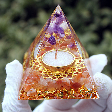 Orgonite Pyramid Resin Energy Generators PW-WG427A5-06-1