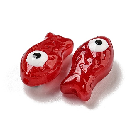 Handmade Transparent Glass Beads GLAA-N0028-03H-1