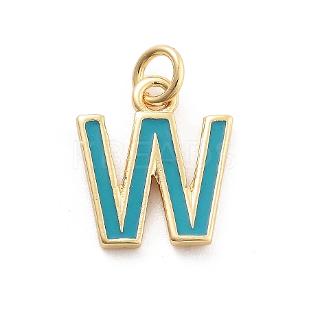 Rack Plating Brass Pendants KK-C065-03W-G-1