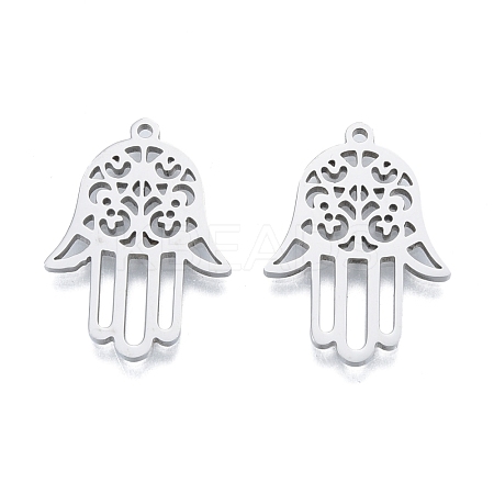 Non-Tarnish 201 Stainless Steel Pendant STAS-B027-30P-1