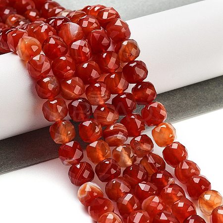 Natural Agate Dyed Beads Strands G-H028-A08-02-1