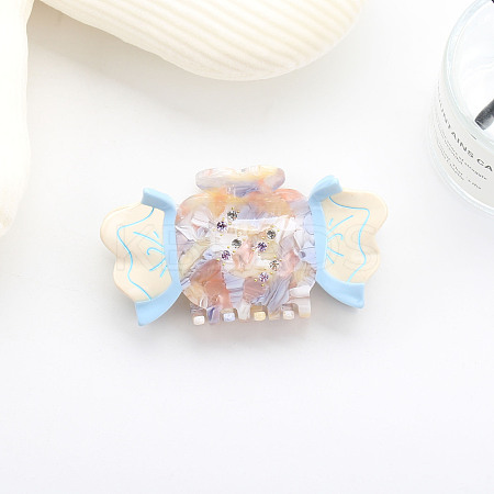 Candy Shape Cellulose Acetate Large Claw Hair Clips PW-WG72644-02-1