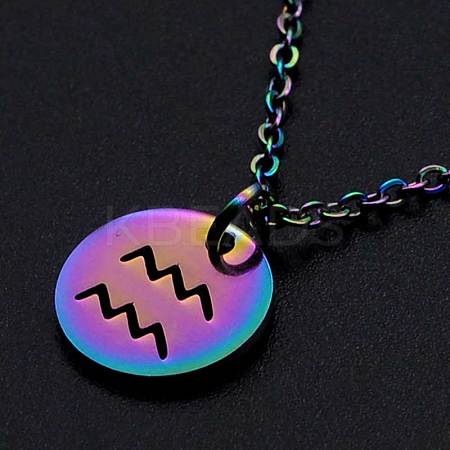201 Stainless Steel Pendants Necklaces LS-NJEW-S105-JN627-11-1