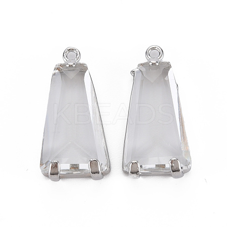 Transparent Glass Pendants GLAA-Q088-024A-1
