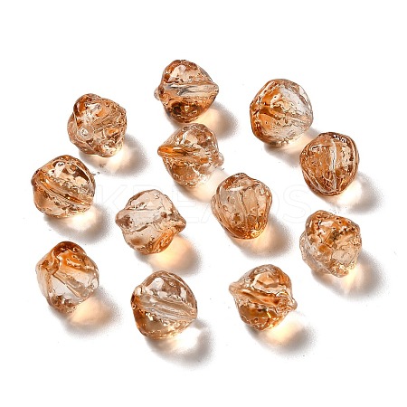 Transparent Glass Beads GLAA-D025-04F-1