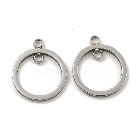 Non-Tarnish 304 Stainless Steel Connector Charms STAS-P356-11P-1