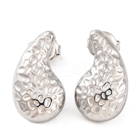 Non-Tarnish 304 Stainless Steel Stud Earrings EJEW-G395-19P-1