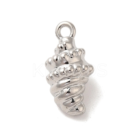 Marine Animal Theme Platinum  Brass Micro Pave Clear Cubic Zirconia Pendants KK-U031-01P-05-1