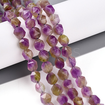 Dyed Natural White Jade Beads Strands G-T139-8mm-45P-1