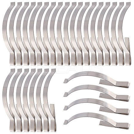 Stainless Steel Window Screen Tension Spring Corner Clips AJEW-CN0002-93A-1